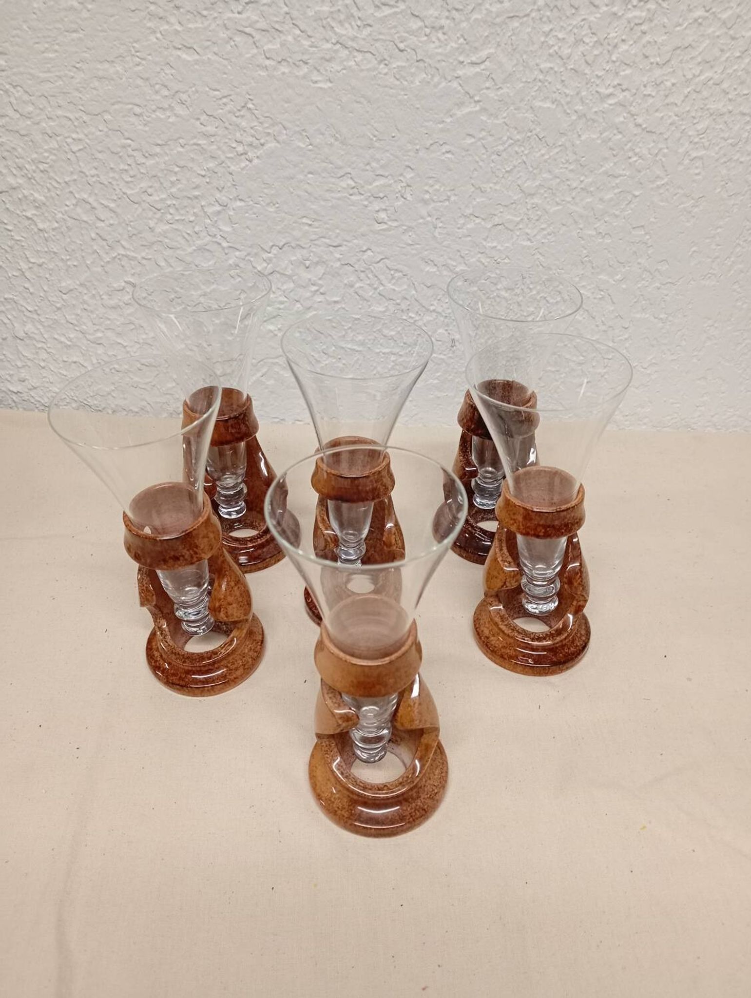 Champagne flutes Francis Dumelié
