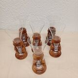 Champagne flutes Francis Dumelié