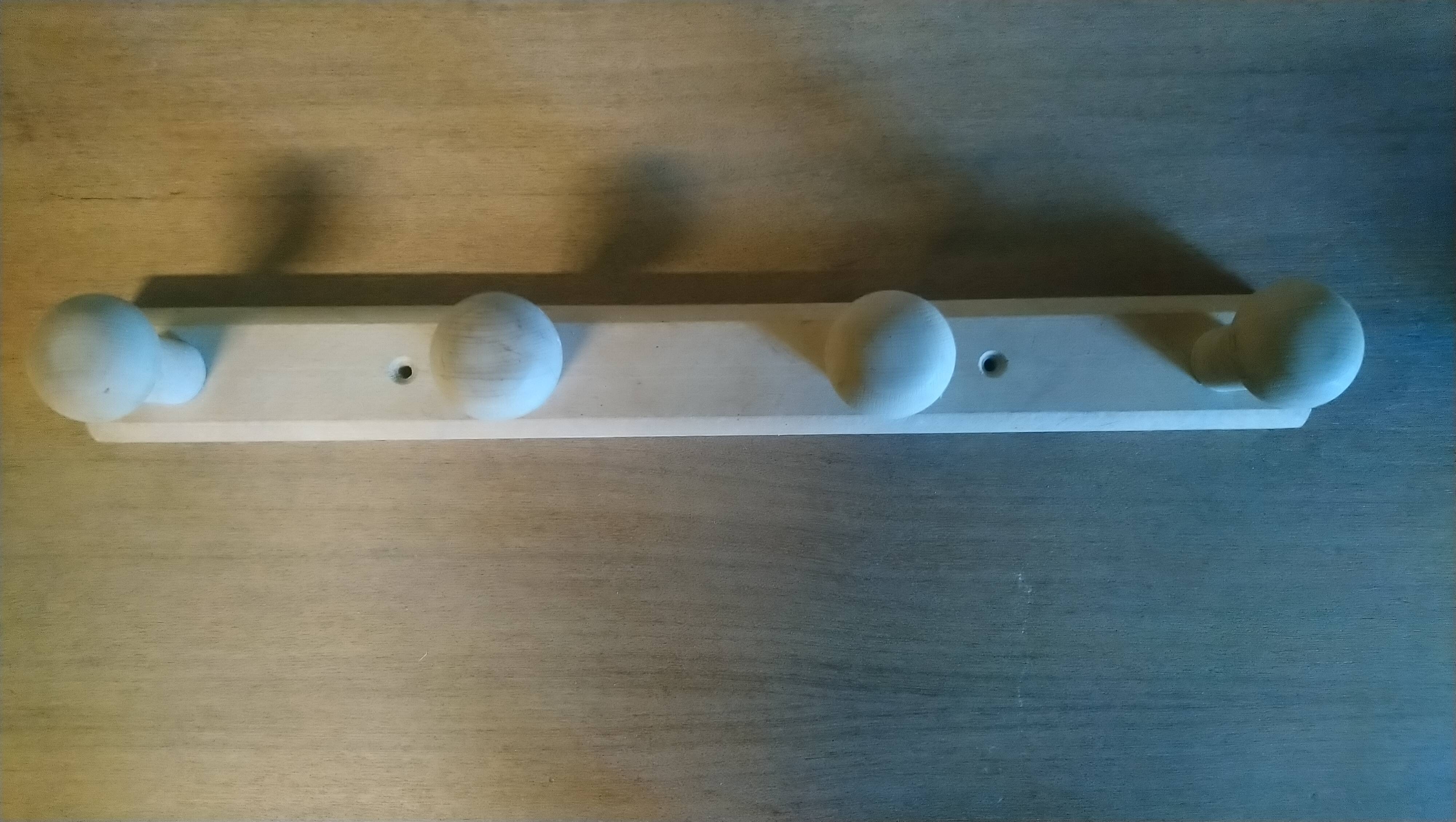 Beech wall coat rack