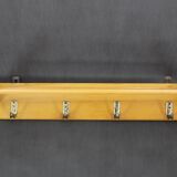 1960s Pair of Mid-century Wooden Wall Hangers, Czechoslovakia