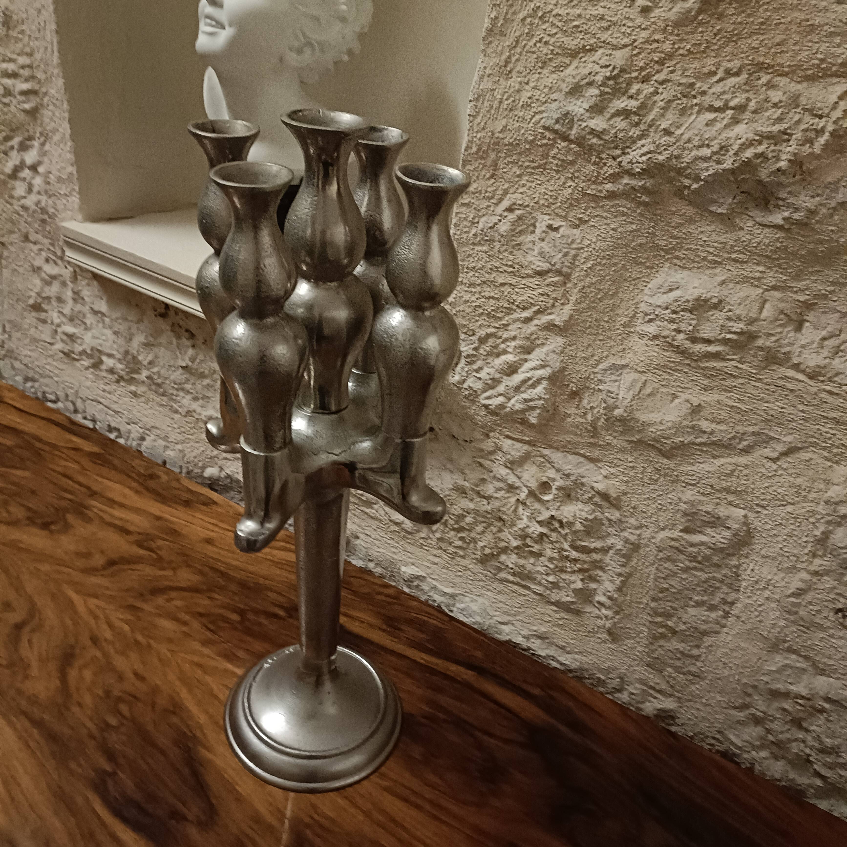 Vintage five-light candlestick