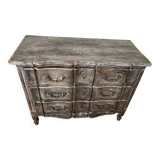 Commode patinée