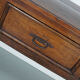 Antique french rustic farmhouse fruitwood & oak side table