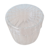 Round faceted glass box