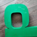 Metal letter P