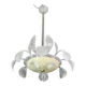 Art Deco Barovier e Toso Chandelier, Murano Glass, 1940s