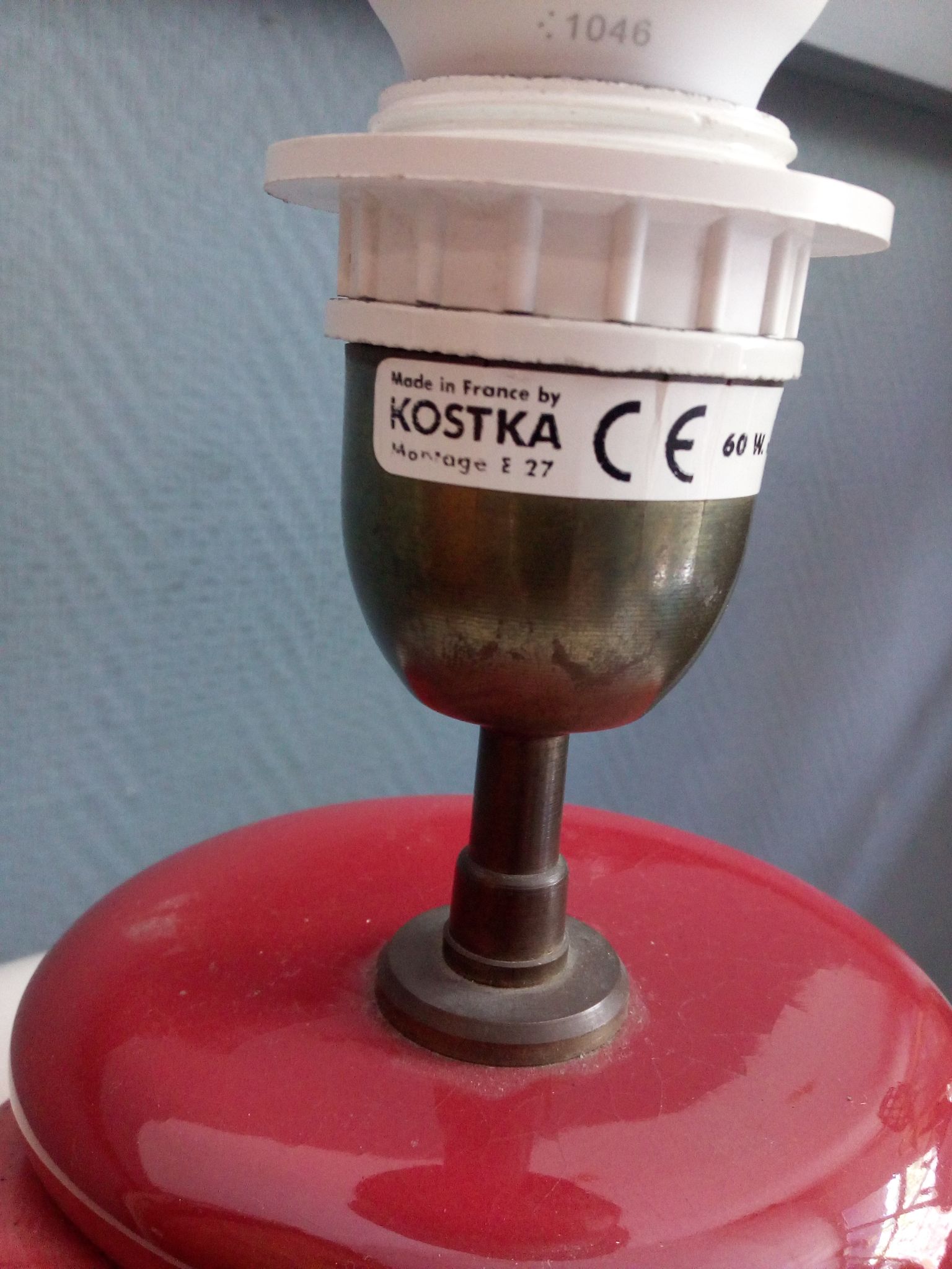 Pied de lampe