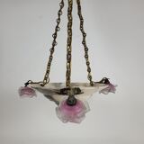 Art deco marble pendant chandelier