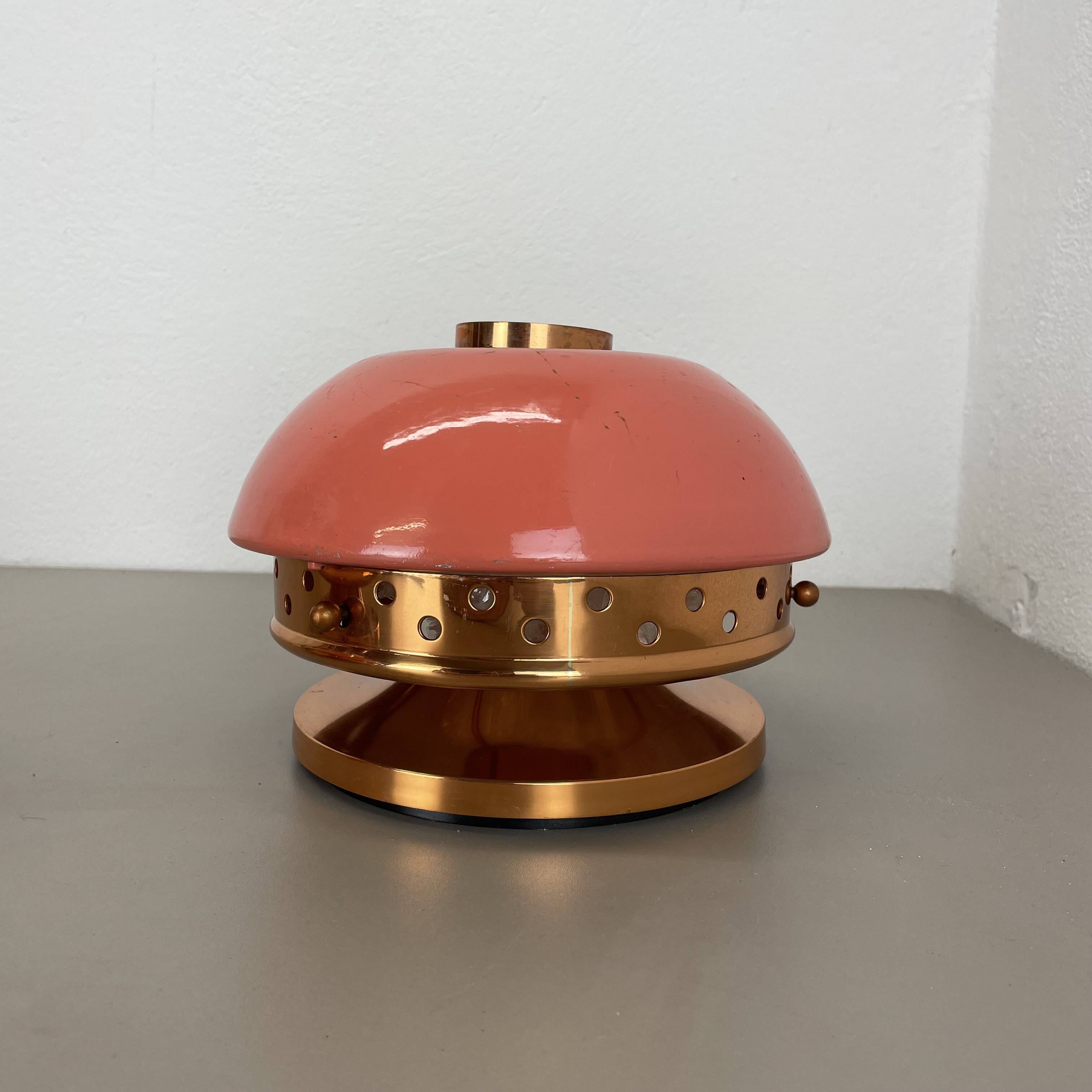 set of 2 unique PINK spot STILNOVO Style Ceiling Light Flushmount, Italy