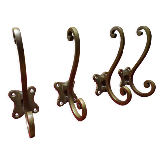 Vintage steel wall hooks