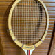 Vintage tennis racket hilton master wood + vintage cover