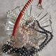 Art Deco glass basket