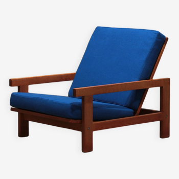 Hans J Wegner GE421 Getama Fauteuil relax en chêne avec dossier réglable