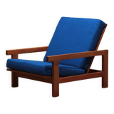 Hans J Wegner GE421 Getama Fauteuil relax en chêne avec dossier réglable