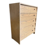 Armoire à chaussures vintage en bois / meuble à abattant