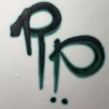 Plat rond R.P. Robert Picault Vallauris vintage
