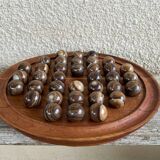 Solitaire game or mineral abacus