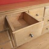 Two-part apothecary cabinet