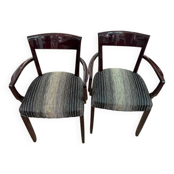 Paire de Fauteuils attribués à Jules Leleu