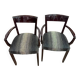 Pair of armchairs attributed to Jules Leleu