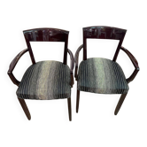 Pair of armchairs attributed to Jules Leleu
