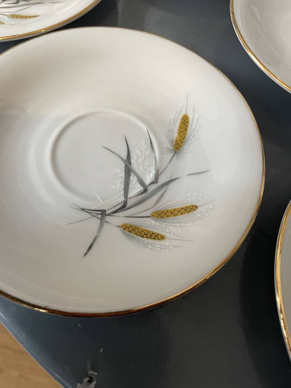 Bavaria porcelain coffee service with wheat decor