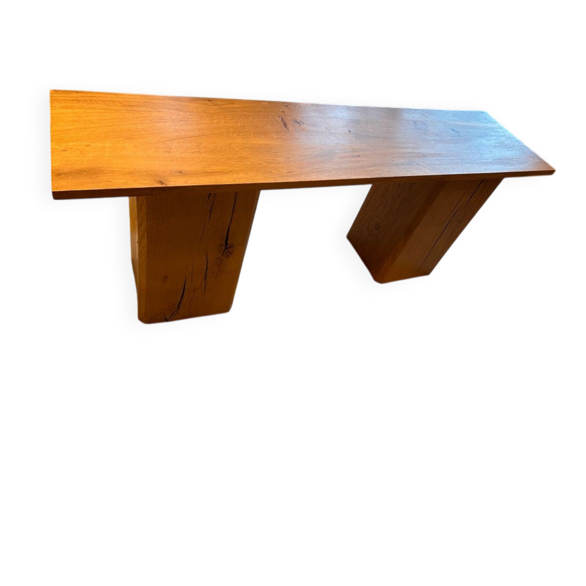Magnificent solid wood bench