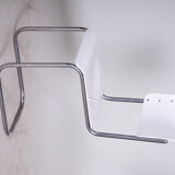 White Vichr a Spol Bauhaus chair made in 1930s Czechia