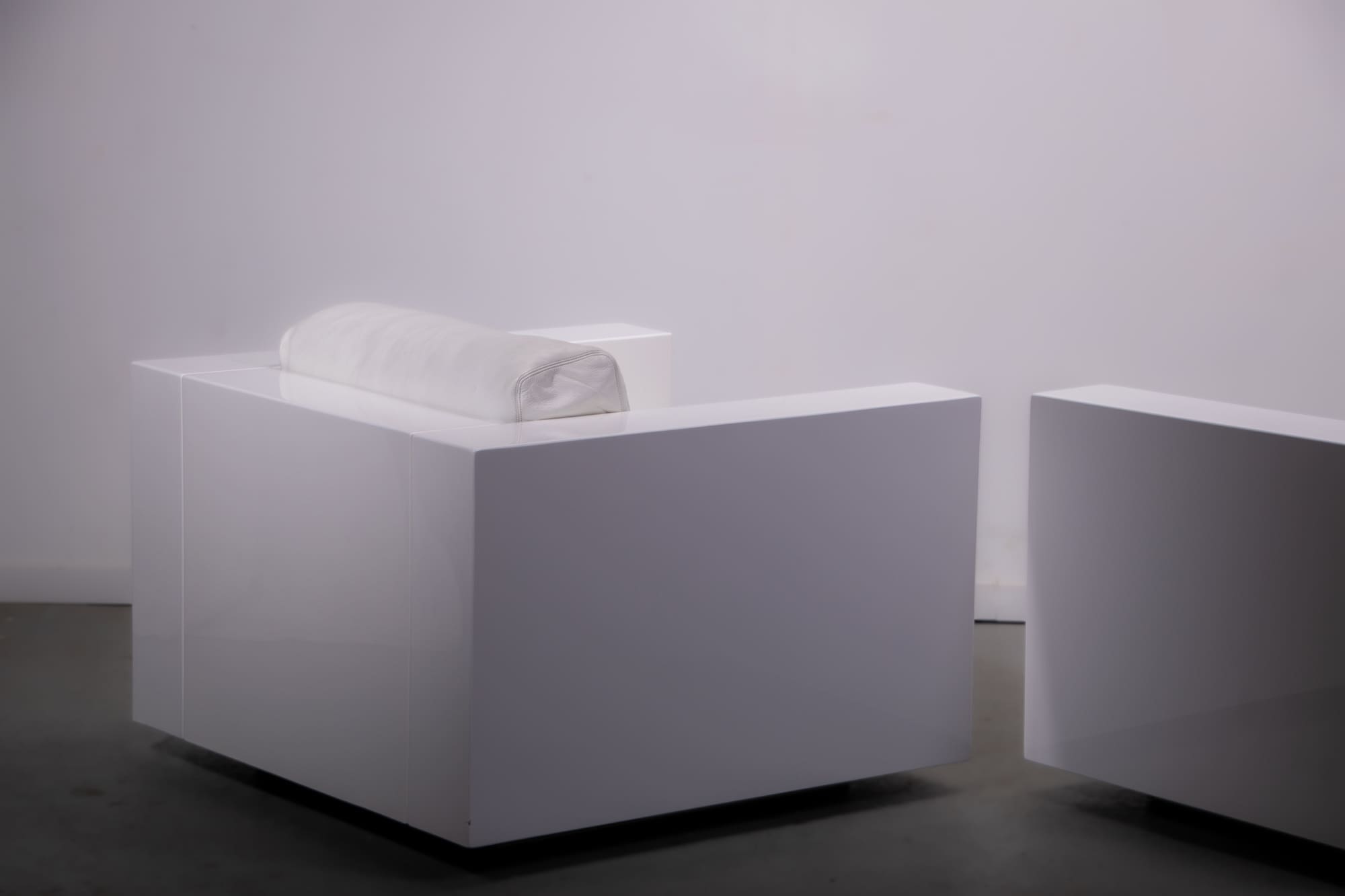 Saratoga armchairs by Lella and Massimo Vignelli for Poltronova