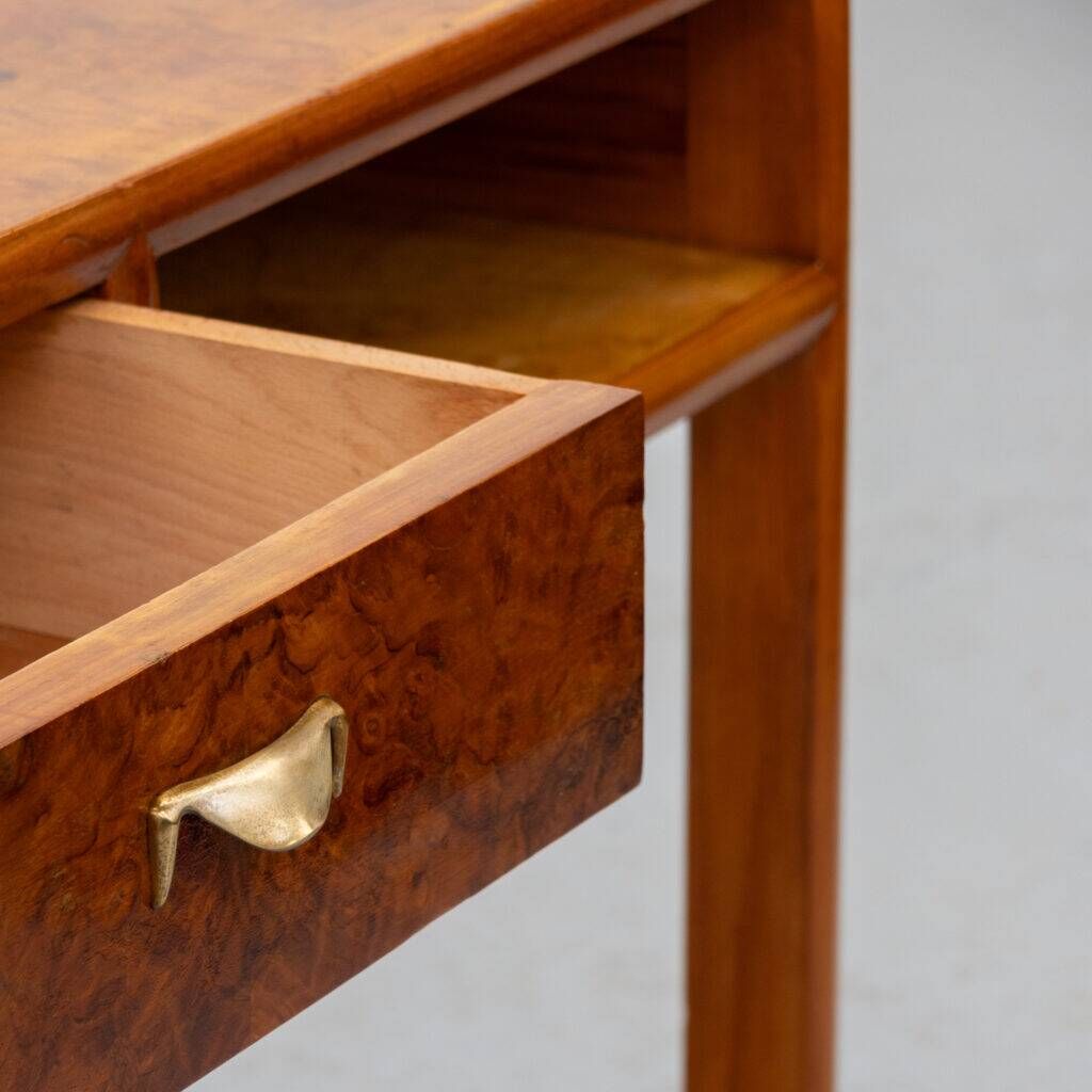 Italian Art Deco burl desk 1930s