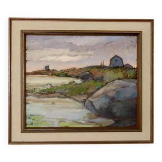 Original Swedish Oil on Canvas "Landscape"- by Sture Vilhelm (Ville) Walden