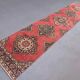 Distressed turkish runner 400x81 cm wool vintage tribal rug