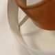 Rare Mid-Century Danish design lamp ,1960s -black&white metal& solid copper