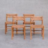 'Dordogne' Mid-Century Rush Dining Chairs
