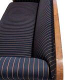 3-seater Directoire sofa, walnut wood – Good condition