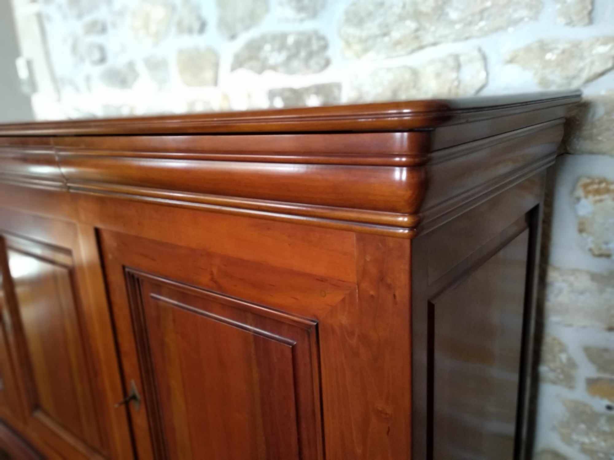 Cherry wood sideboard