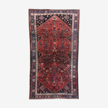 Very beautiful antique Persian carpet Malayer handmade 180x322 cm
