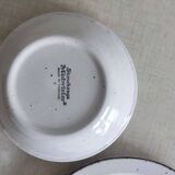 4 assiettes creuses en céramique Stonehenge Midwinter collection Sun, Royaume-Uni 1970
