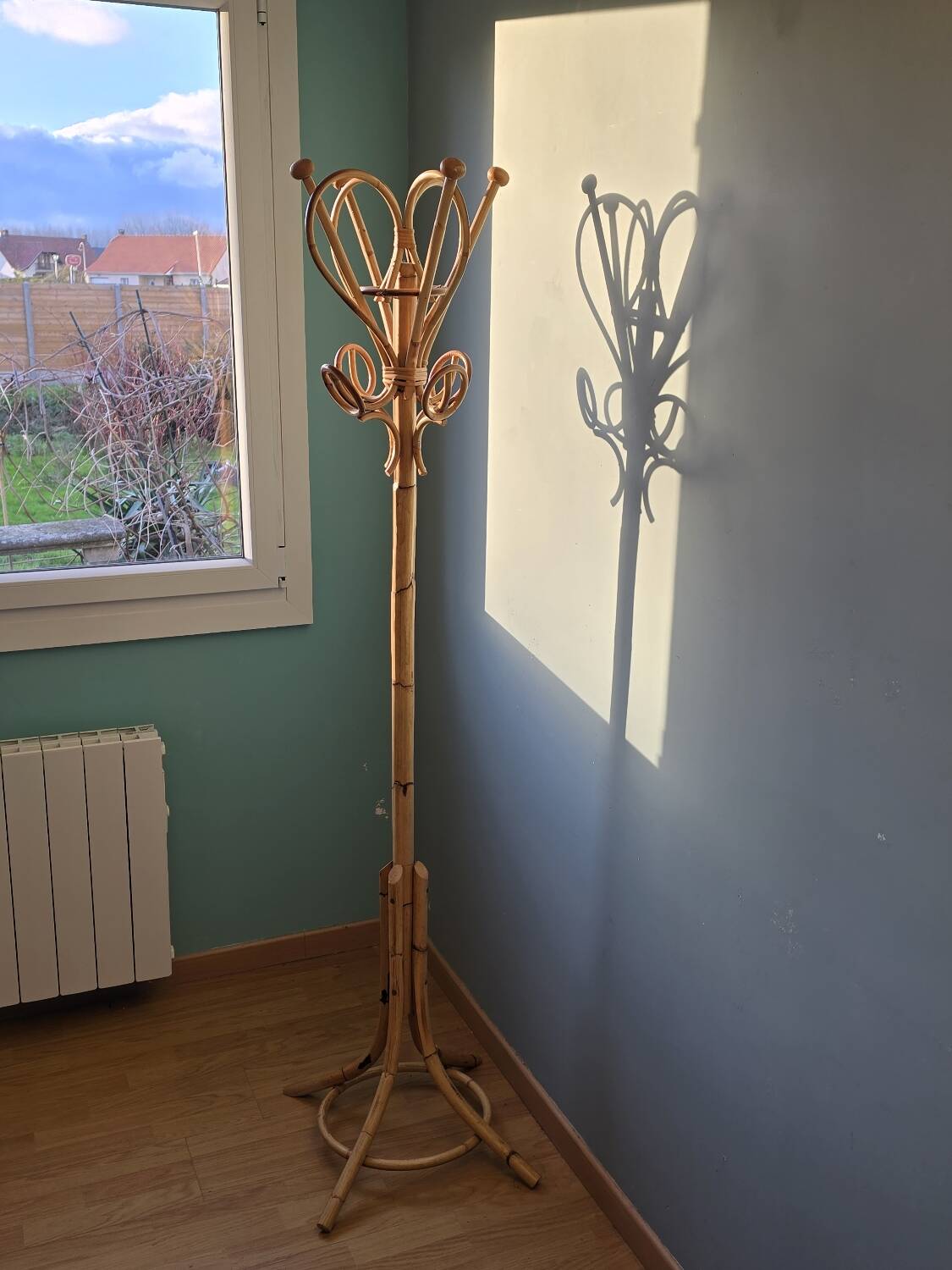 1960 bamboo coat rack