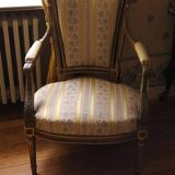 Fauteuil Bois doré
