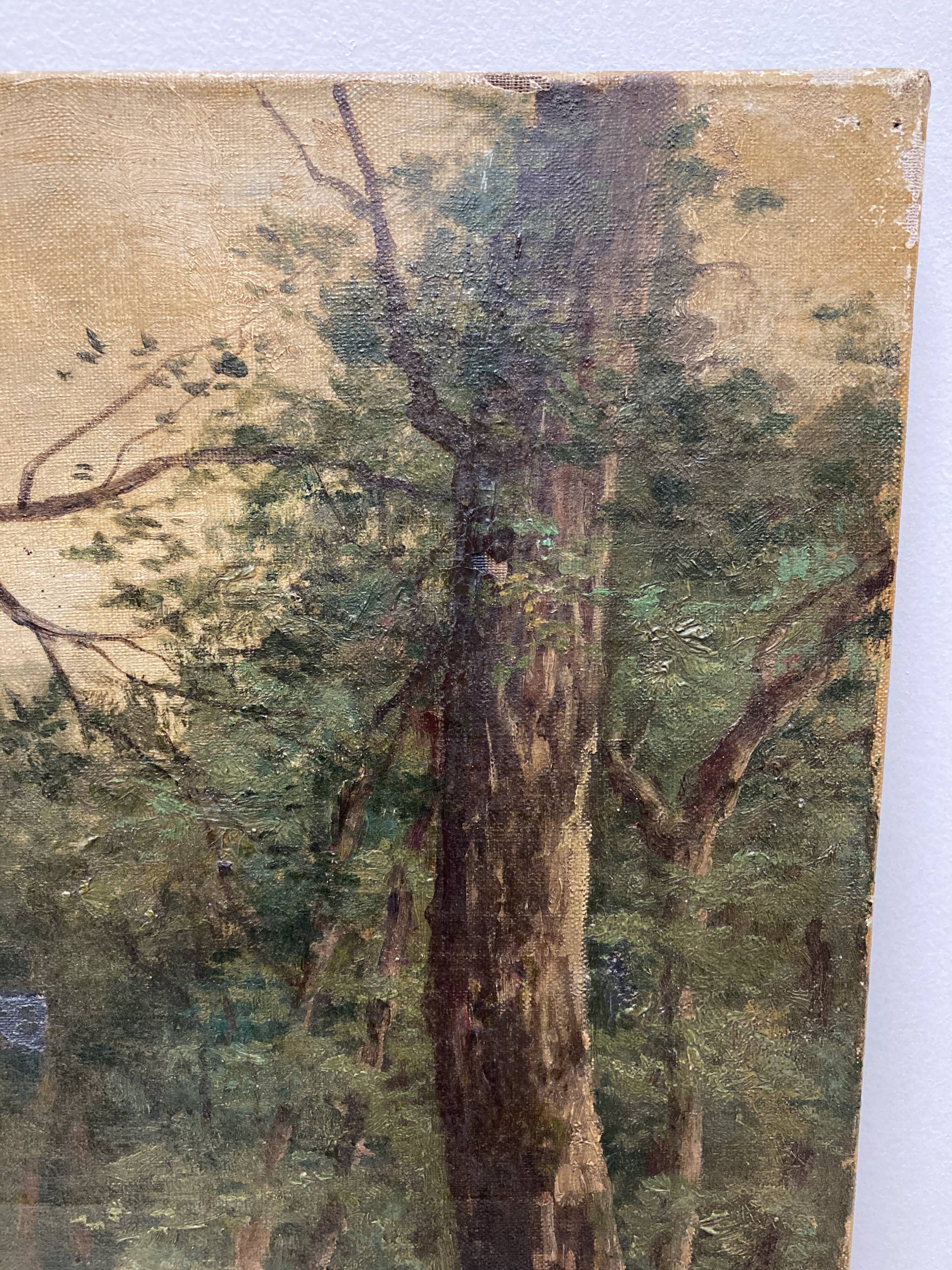 Oil painting on canvas