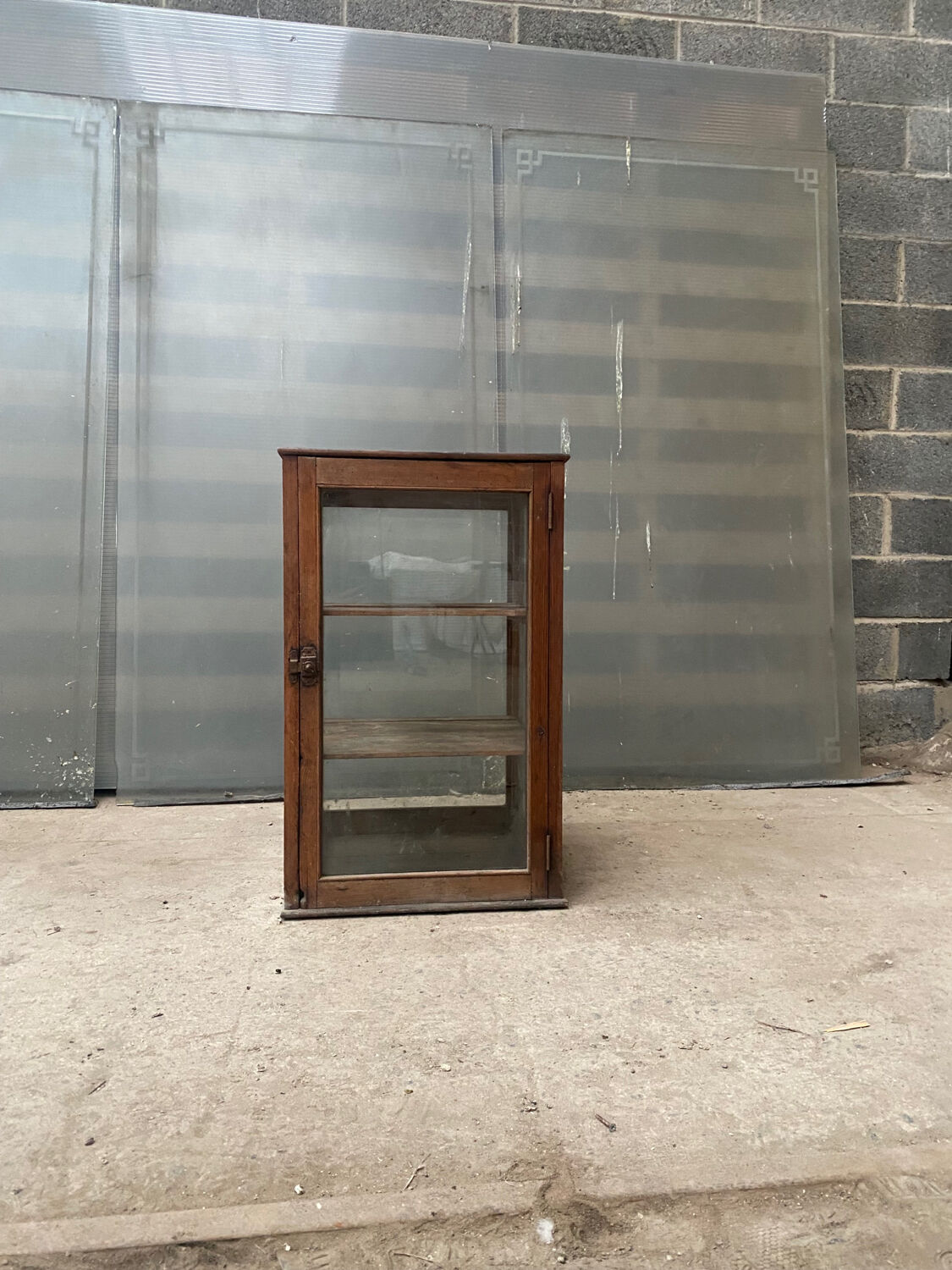 Antique counter display case