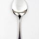 Serving spoon Christofle model America in silver-plated metal, design by Luc Lanel.