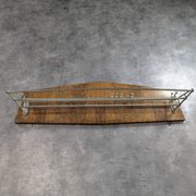 Railway style coat rack