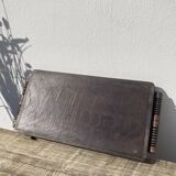 Rectangular art deco turned wood tray