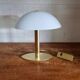 Vintage Italian table lamp, frosted glass