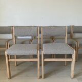 9 curly wool chairs