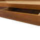 Vintage wooden bed with drawers, Netherlands, 1960