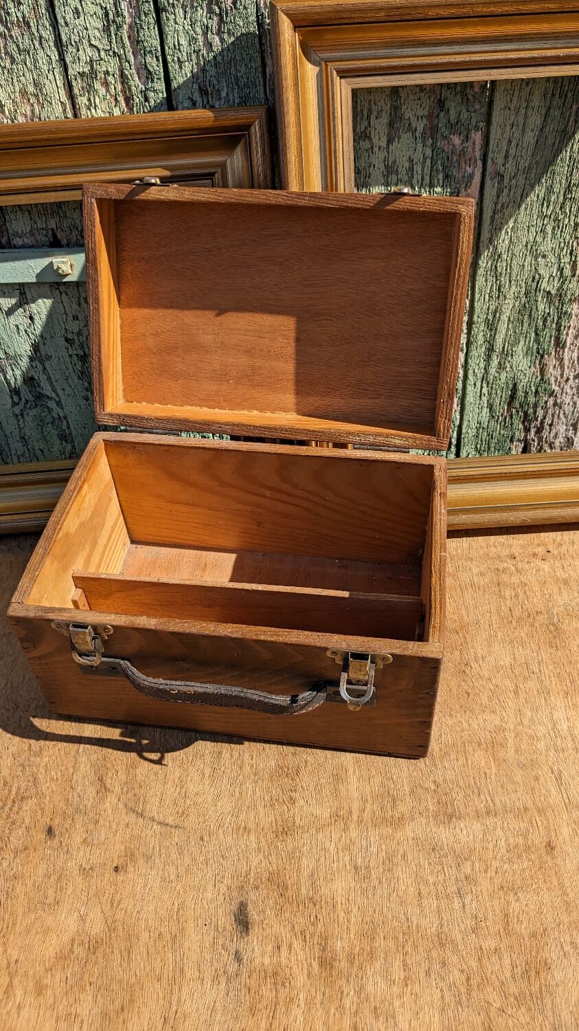 Wooden craft workshop box