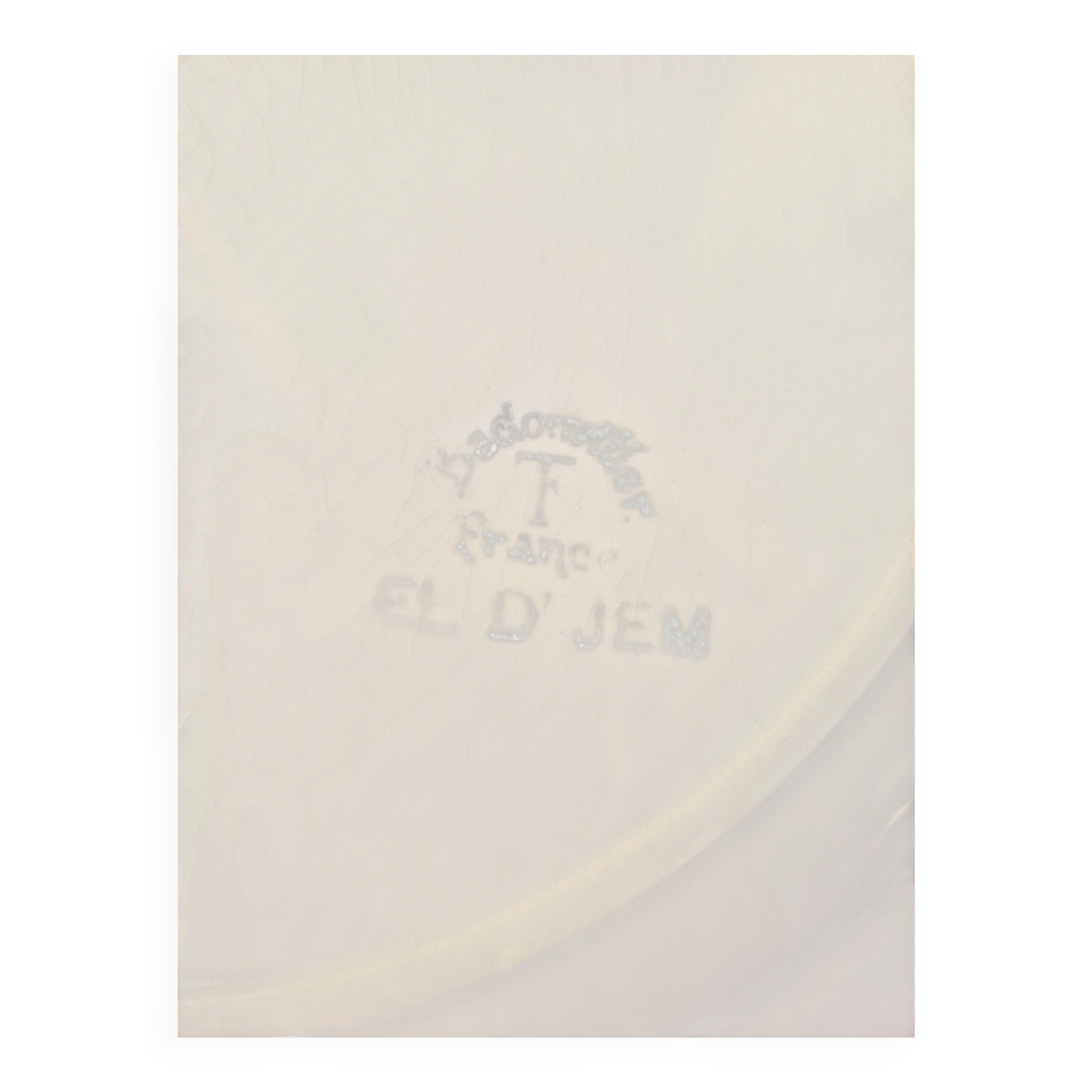 Badonviller vintage plate